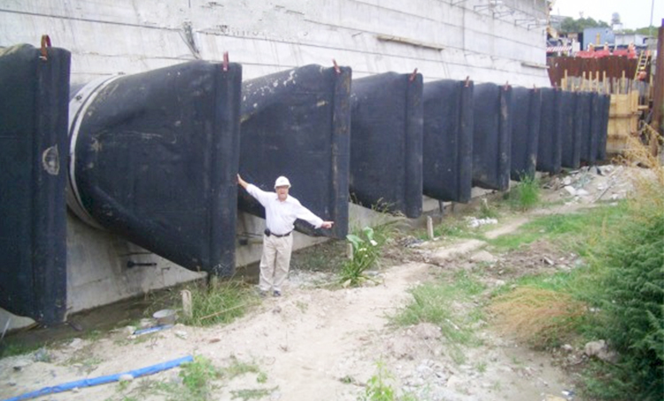 鑫利管道向重慶排海工程供應鴨嘴閥